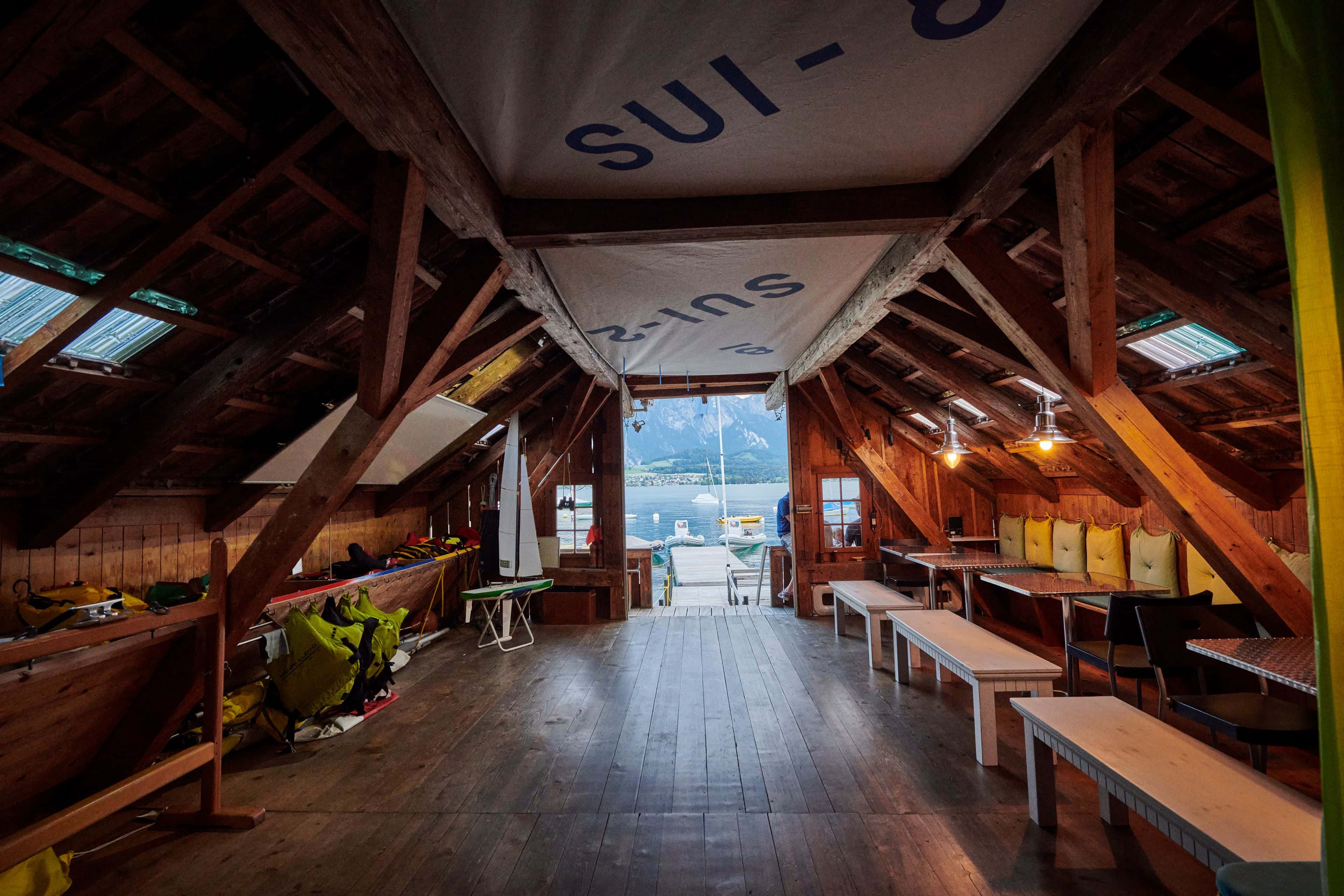 Segelschule Thunersee Bootshaus Hilterfingen